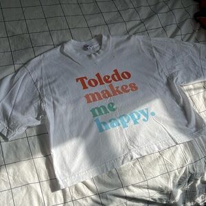 Toledo Makes Me Happy tee size OS